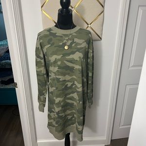 Lightweight sweatshirt dress